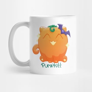 Pumpkitt the Happy Pumpkin Cat Mug